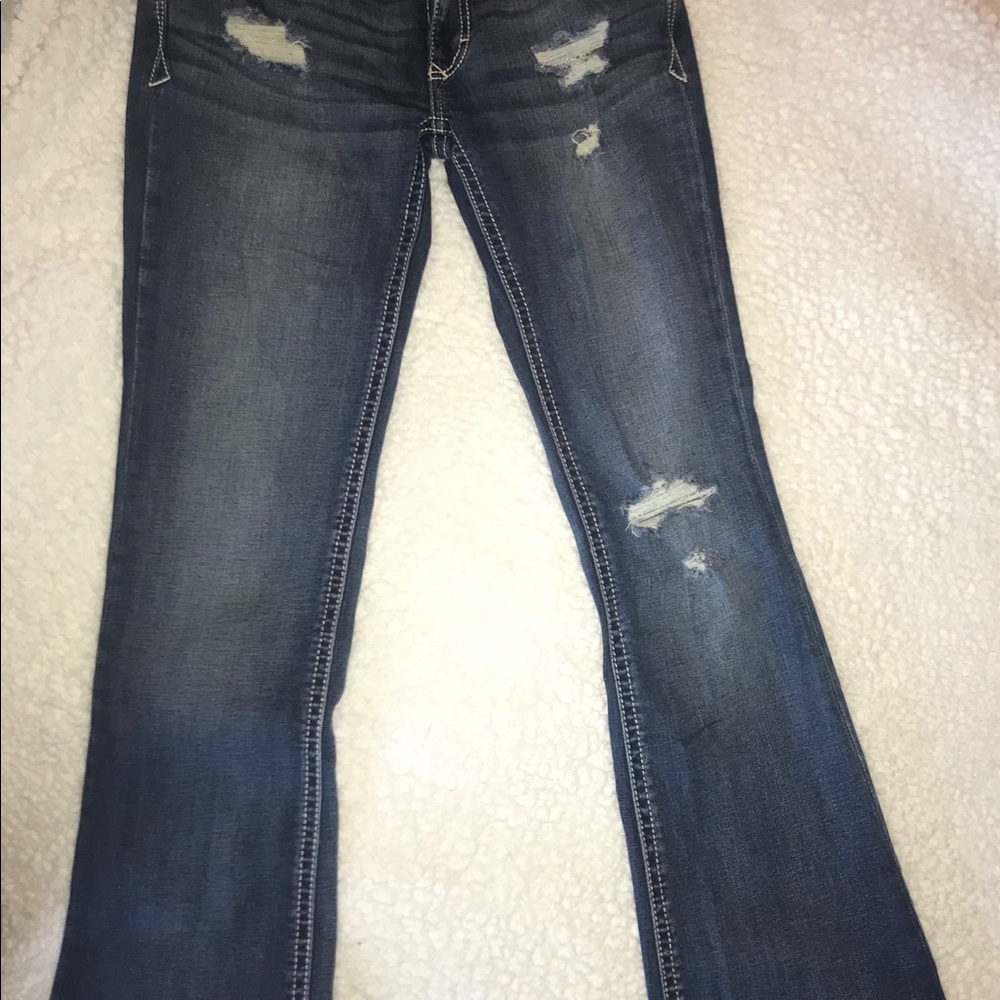 Express brand Faded Blue Bootcut Jeans